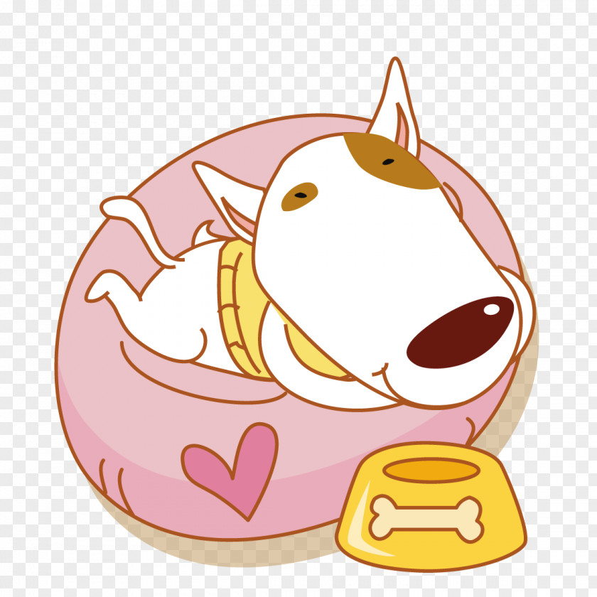 Dog Sleeping In The Nest Download Clip Art PNG
