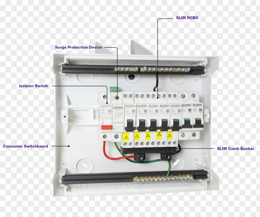 Electric Switchboard Circuit Breaker Wiring Diagram Residual-current Device Schneider PNG