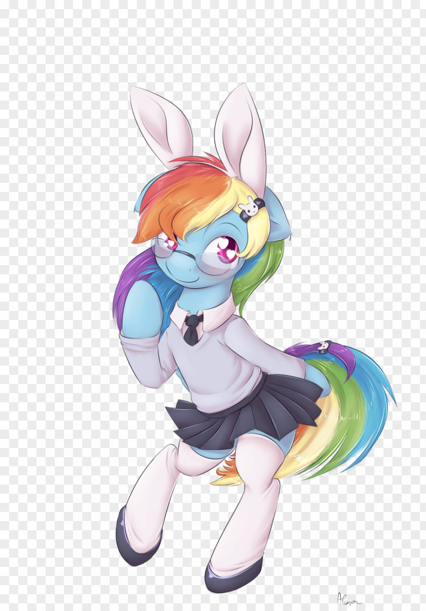Horse Easter Bunny Cartoon PNG