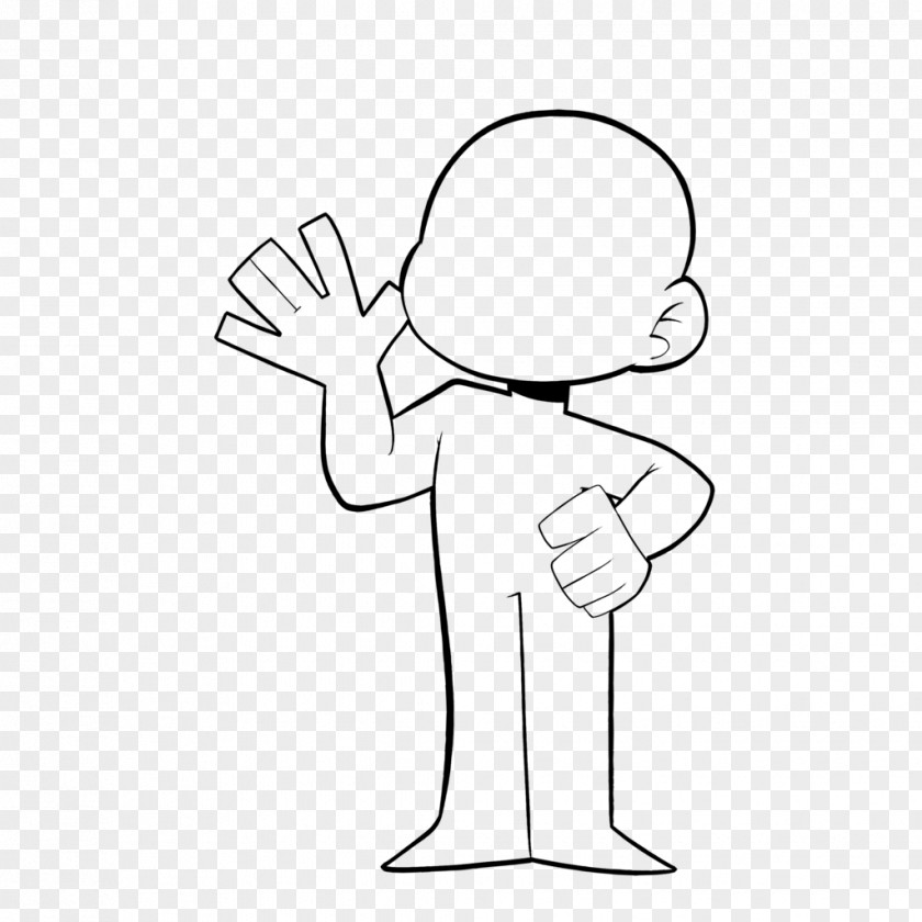 I Dont Know Thumb Drawing Line Art Clip PNG