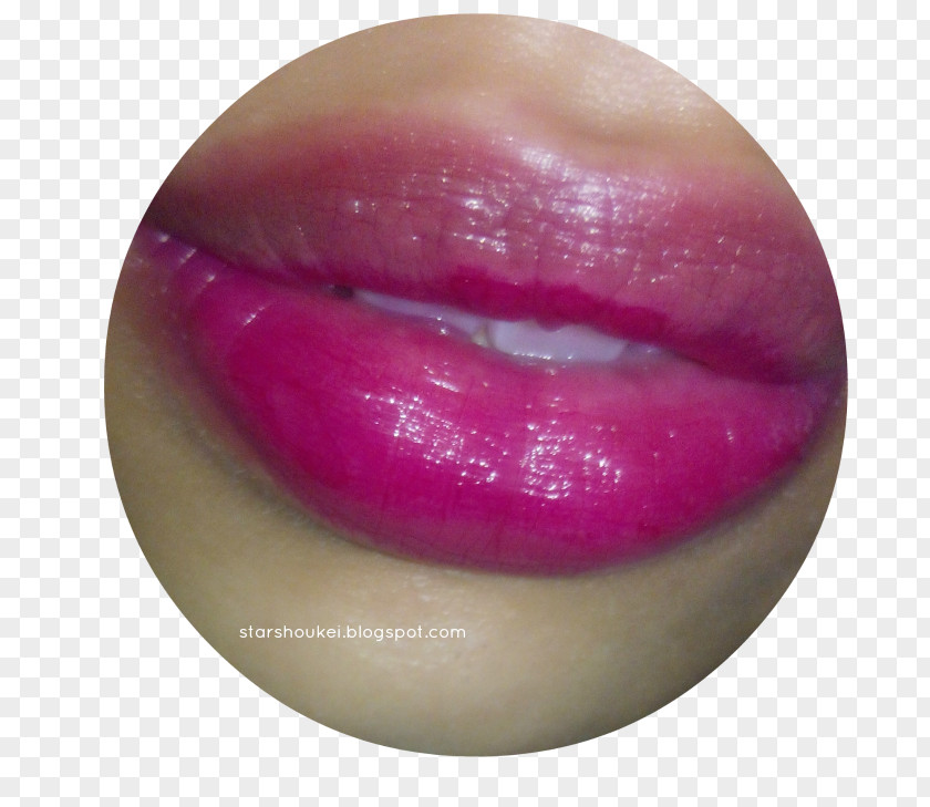 Lipstick Lip Gloss Magenta Close-up PNG