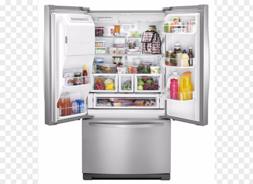Refrigerator Whirlpool Corporation Freezers Door Home Appliance PNG
