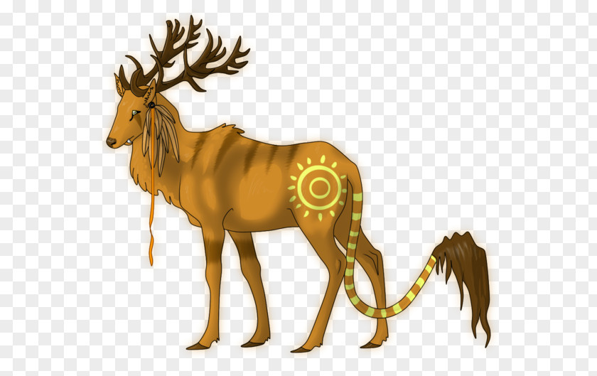 Reindeer Elk Horse Antler Mammal PNG