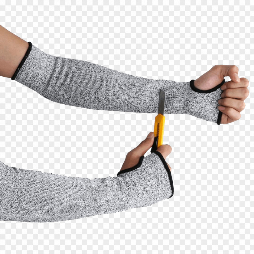 T-shirt Sleeve Cut-resistant Gloves Personal Protective Equipment PNG