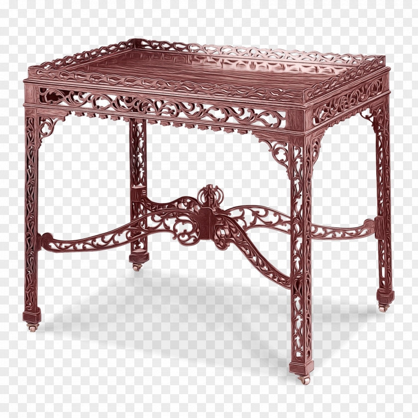 Antique Stool Coffee Table PNG