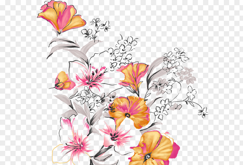 Flower Drawing Clip Art Vector Graphics PNG