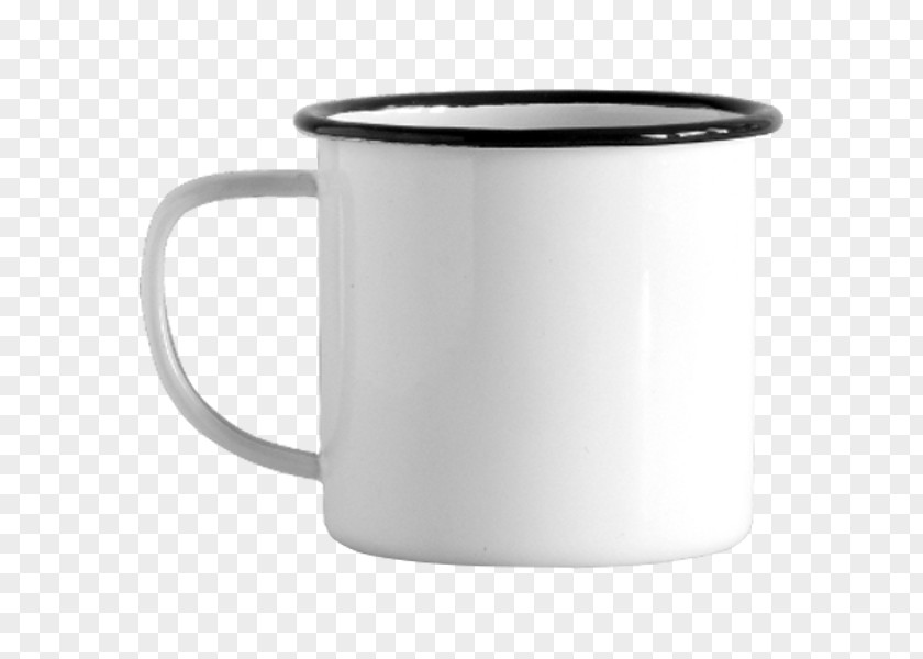 Mug Coffee Cup Teacup Vitreous Enamel White PNG