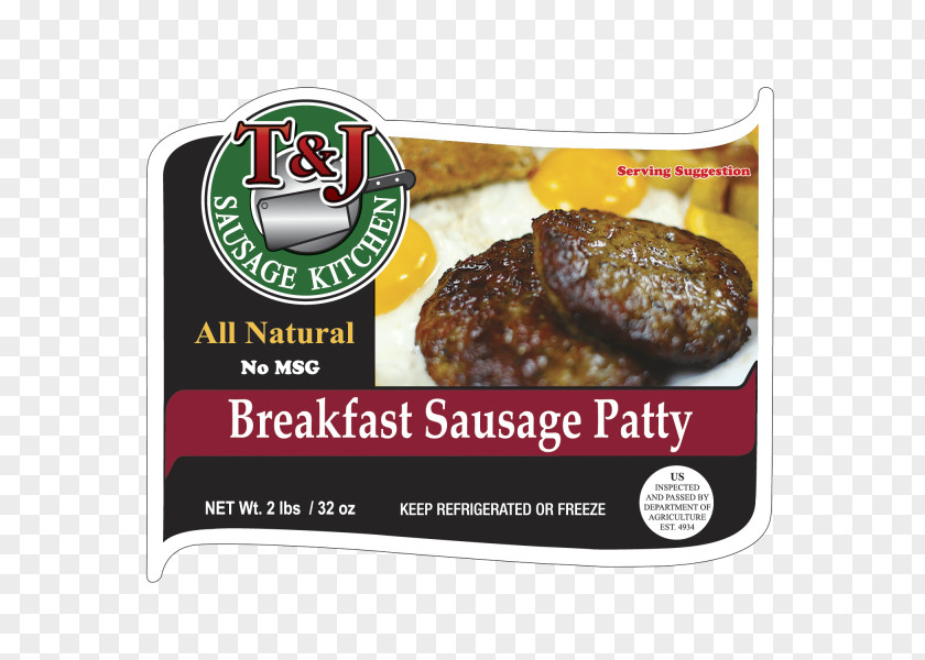 Sausage Patties Breakfast Bratwurst Dish Recipe PNG