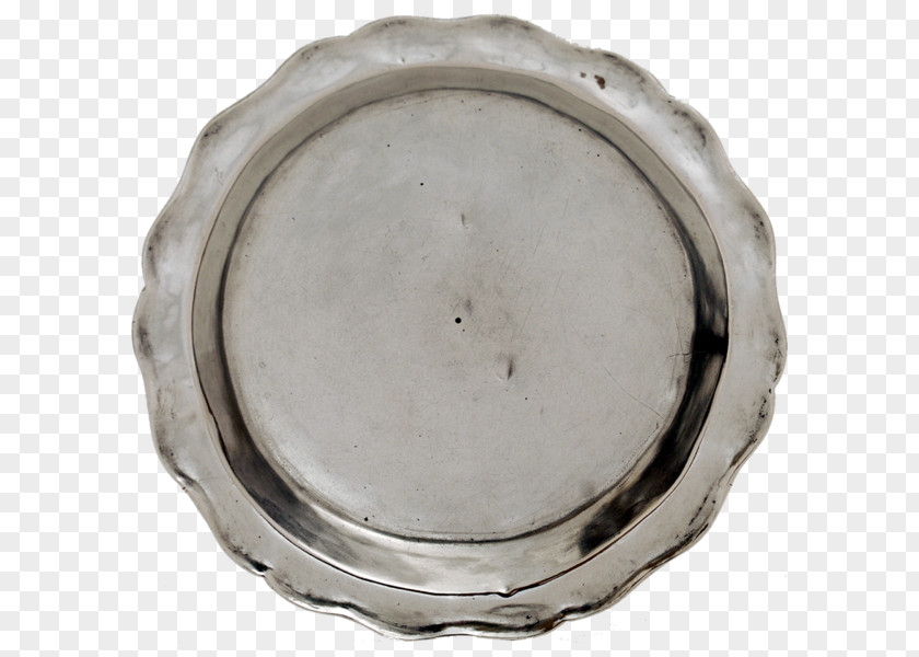 Silver Plate Hallmarks Metal Tray PNG