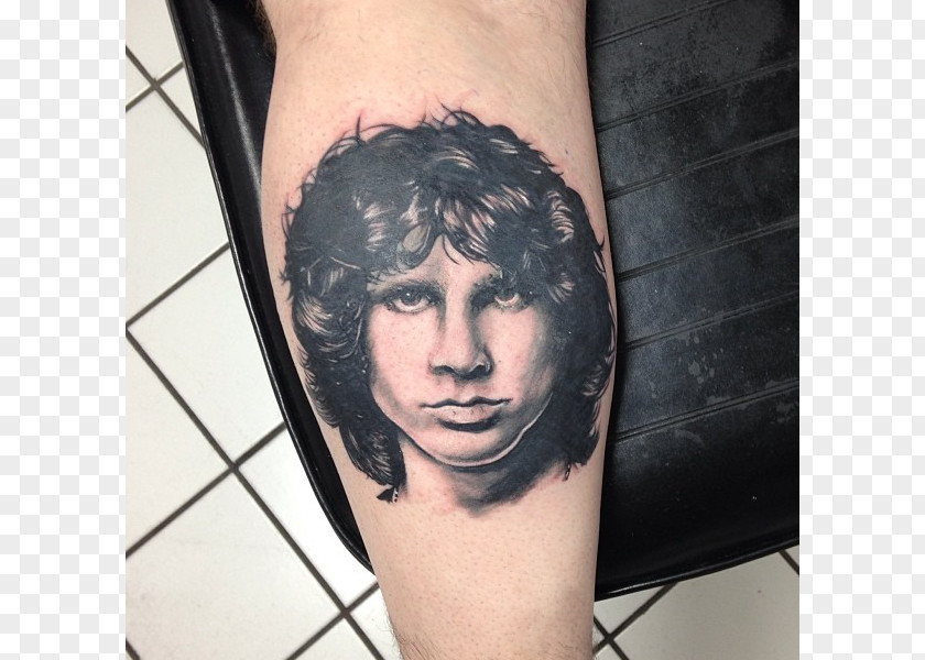 Jim Morrison Shoulder Abziehtattoo PNG