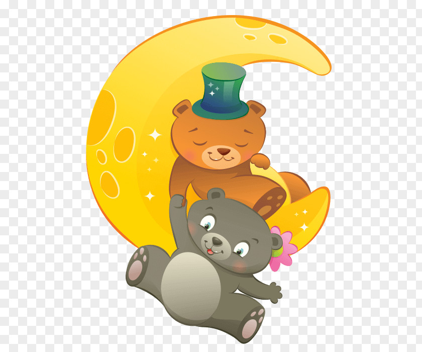 Moon Cartoon Illustration Product Character Fiction PNG