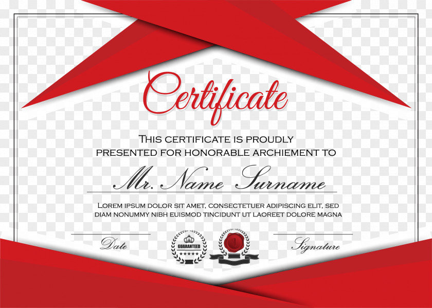 Red Certificate Border Texture PNG certificate border texture clipart PNG
