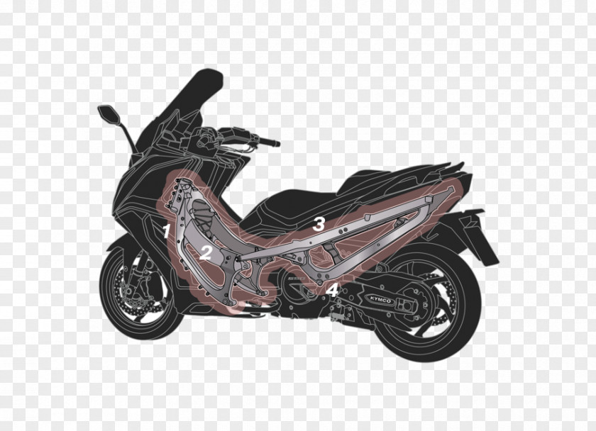 Scooter Motorized Motorcycle Accessories Kymco PNG