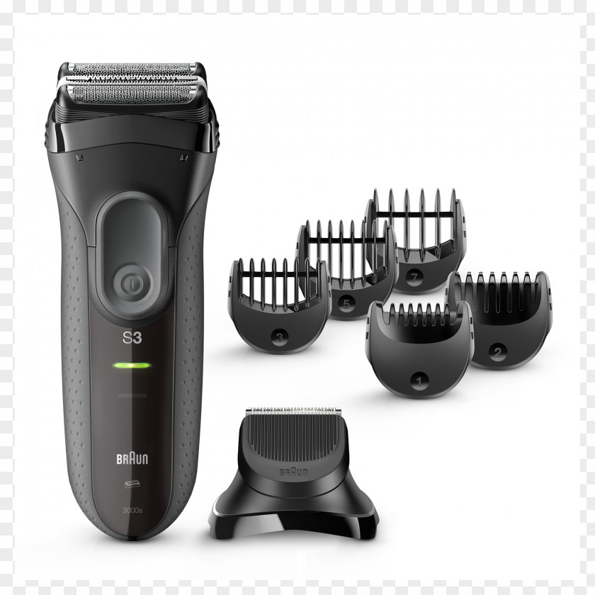 Shaving Electric Razors & Hair Trimmers Braun Series 3 3050cc 3010s Clipper PNG