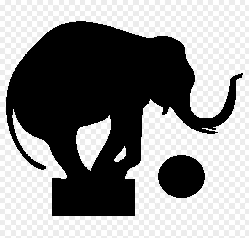 Silhouette Indian Elephant African Wildlife Clip Art PNG
