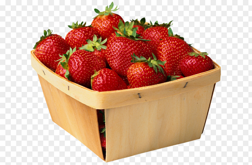 Strawberry Cupcake Food Basket PNG