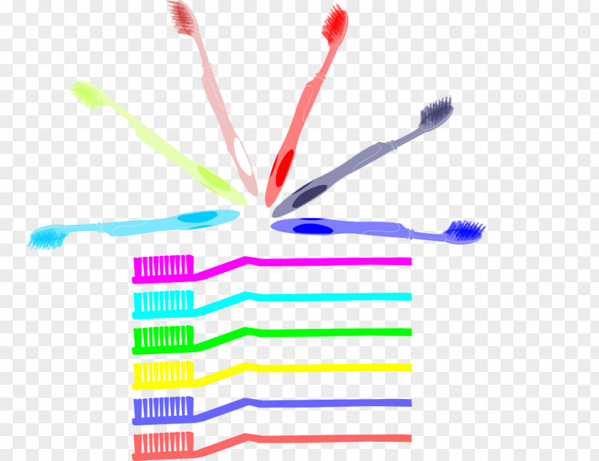 Color Toothbrush Electric Borste PNG