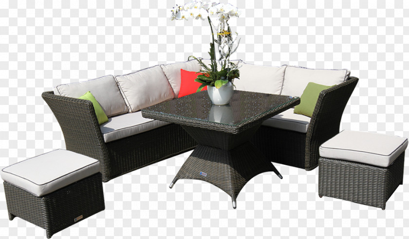 Four Corner Table Couch Coffee Tables Wicker Furniture Cushion PNG