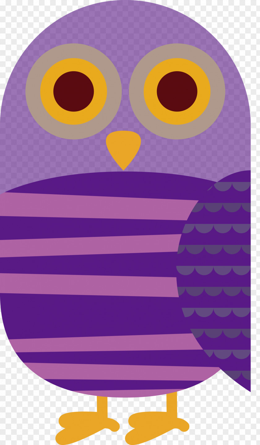 Owl M Meter Purple Beak PNG