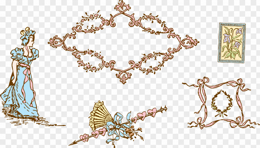 Vintage Border Download Clip Art PNG