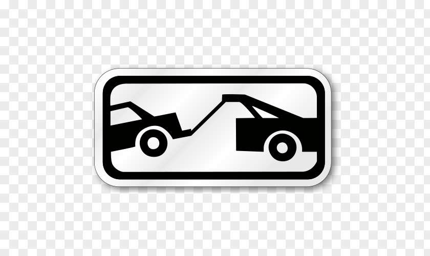 Car Towing Tow Truck Parking Traffic Sign PNG