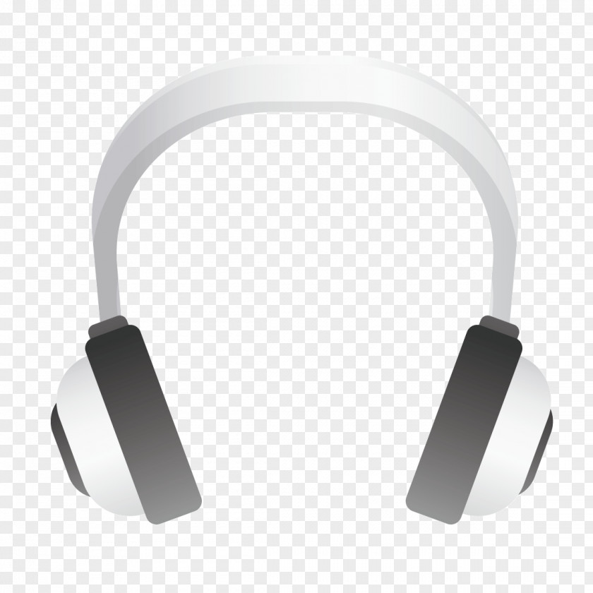 White Headphones Font PNG