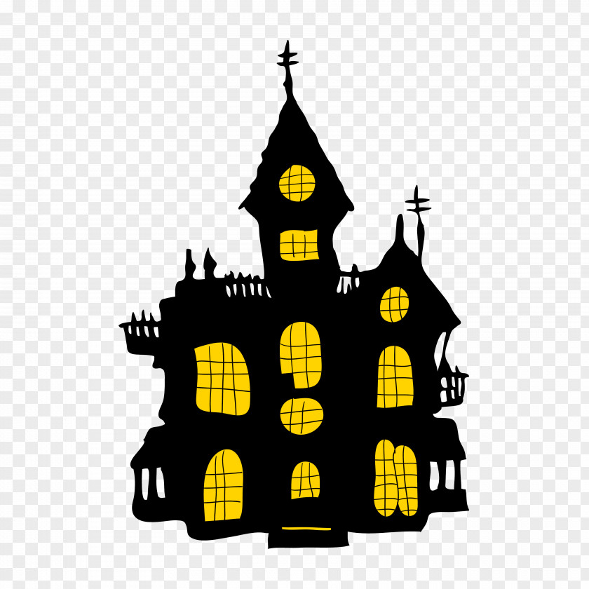 Halloween Haunted House Image Attraction PNG