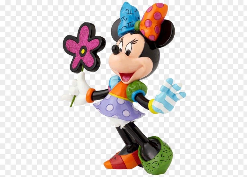 Hand-painted Plants Minnie Mouse Mickey The Walt Disney Company Figurine Artist PNG