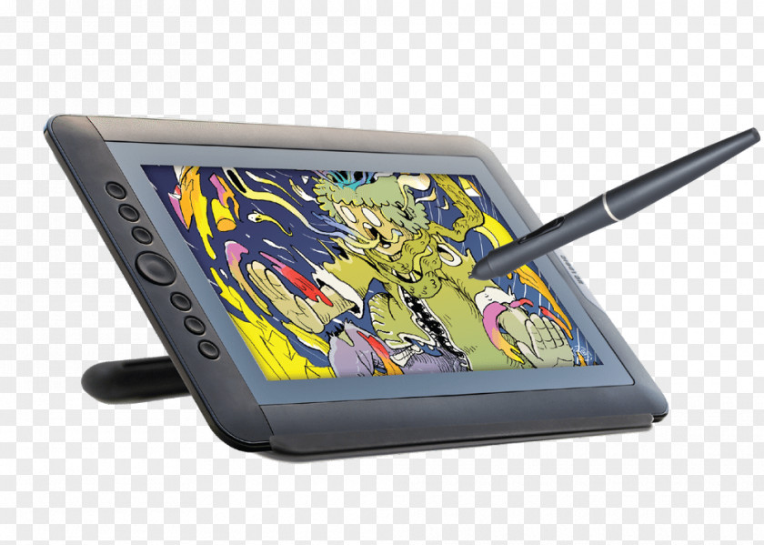 Hand With Tablet Digital Writing & Graphics Tablets Computer Monitors Stylus Computers Display Resolution PNG