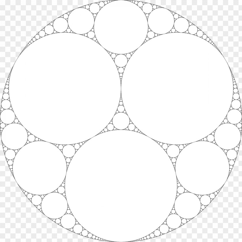 Mathematics Apollonian Gasket Circle Fractal Problem Of Apollonius PNG