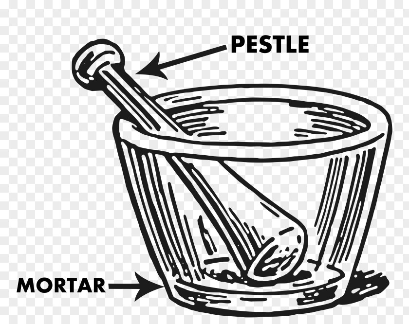 Pestle Mortar And Drawing Clip Art Image Tool PNG