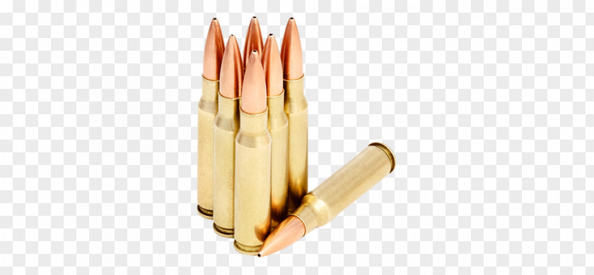 .308 Winchester Full Metal Jacket Bullet .30-06 Springfield Ammunition PNG