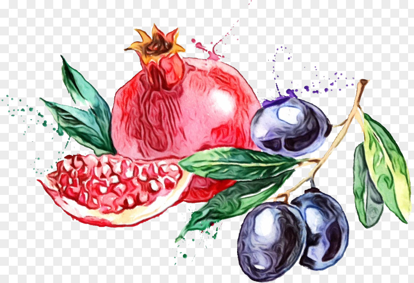 Drink Superfruit Watercolor Love PNG