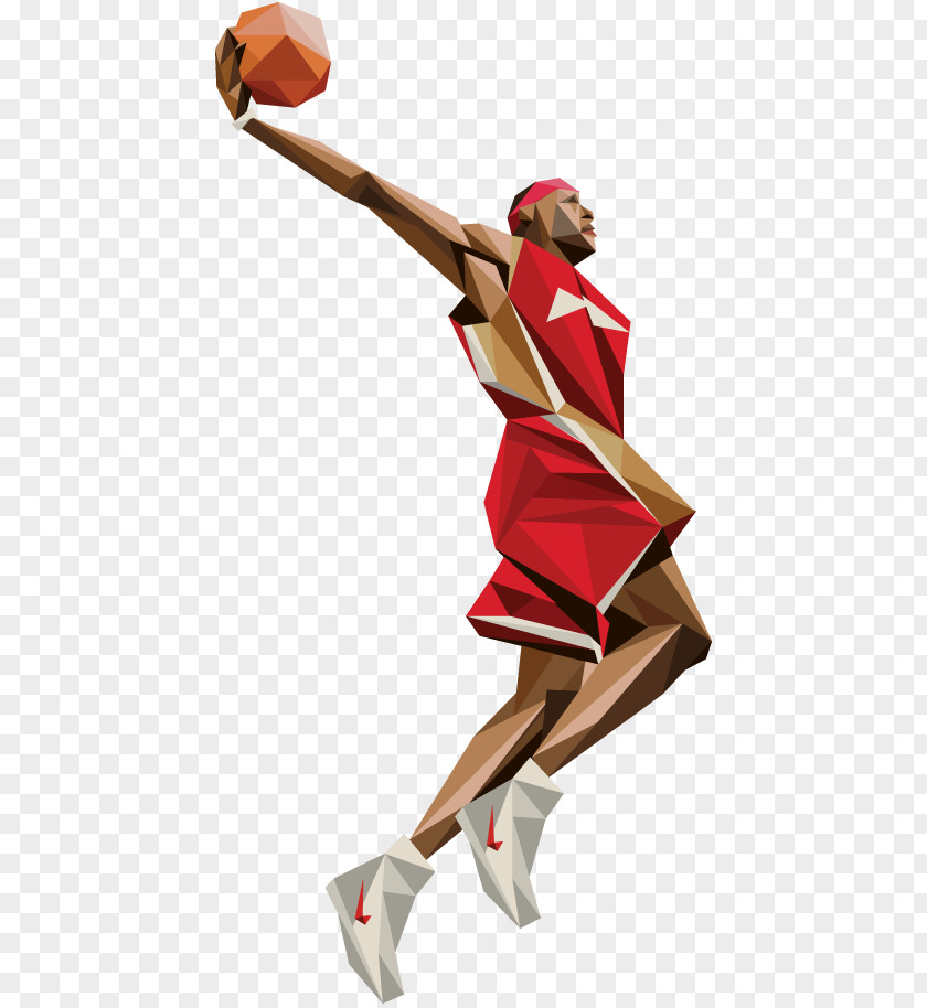 Lebron James HD Cleveland Cavaliers Sticker Nike Slam Dunk Basketball PNG
