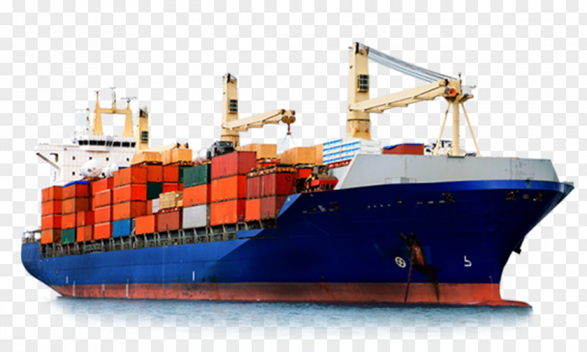 Ship Cargo Intermodal Container Freight Forwarding Agency Transport PNG