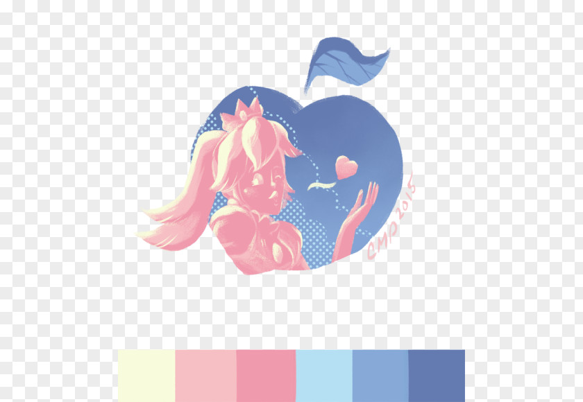 Pink Peach Desktop Wallpaper Drawing PNG