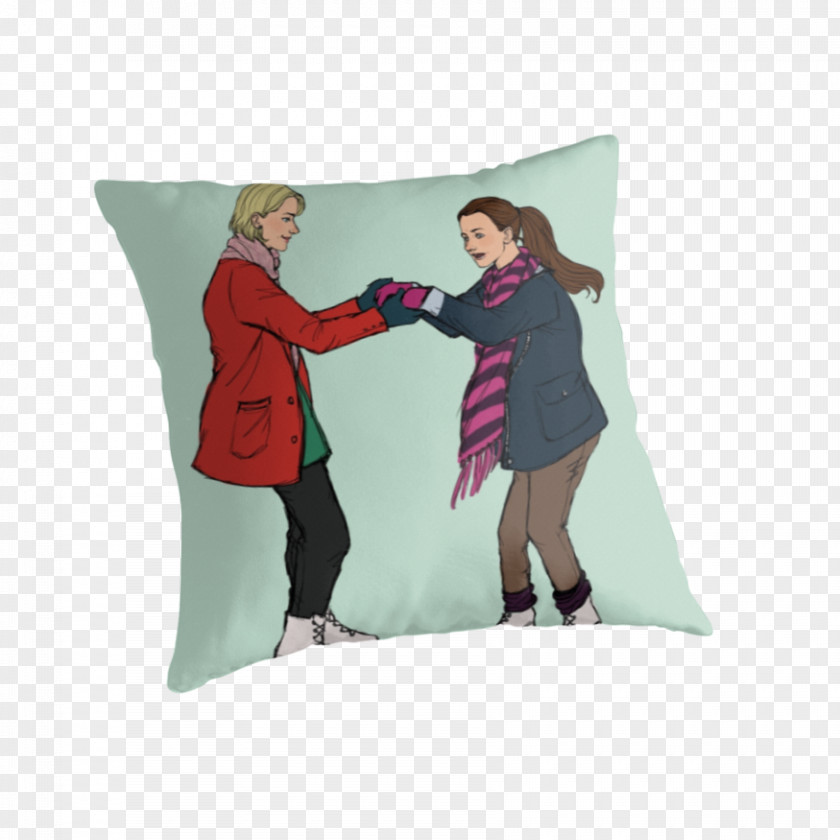 Skating People Throw Pillows Cushion PNG