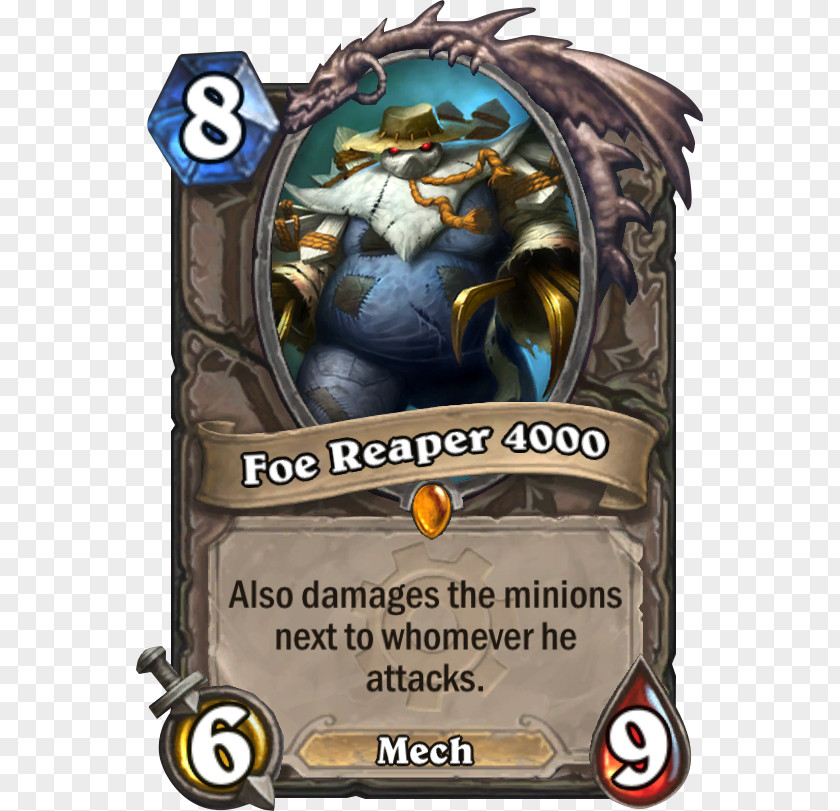 Hearthstone Foe Reaper 4000 Goblin Gnome Alexstrasza PNG