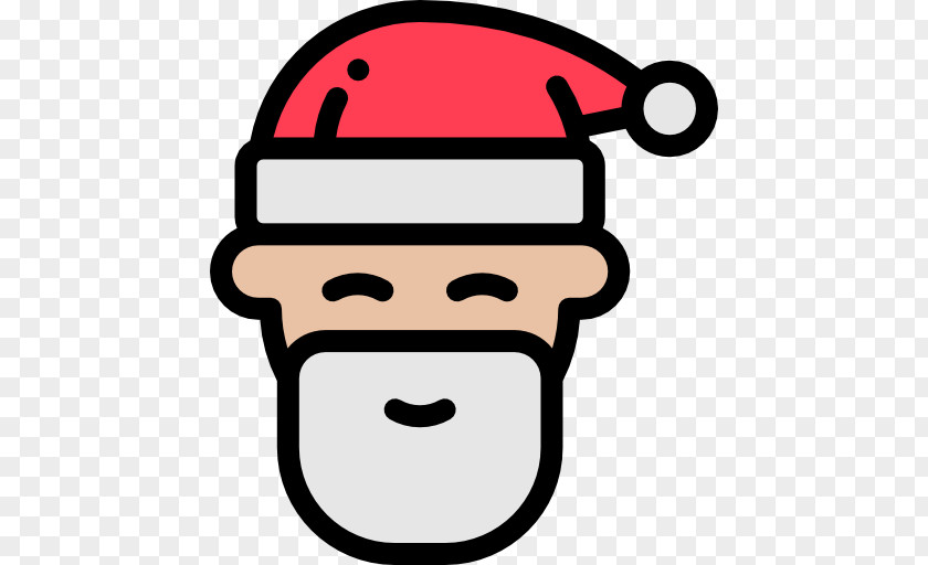 Santa Top Facial Expression Smile Human Behavior Headgear Clip Art PNG