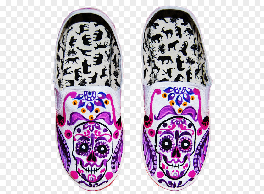Skull Espadrille Art Footwear Shoe PNG