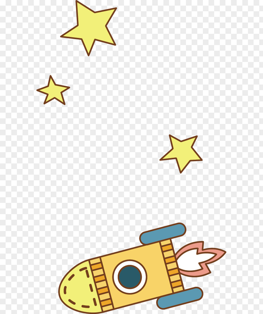 Star Rocket Vecteur Icon PNG