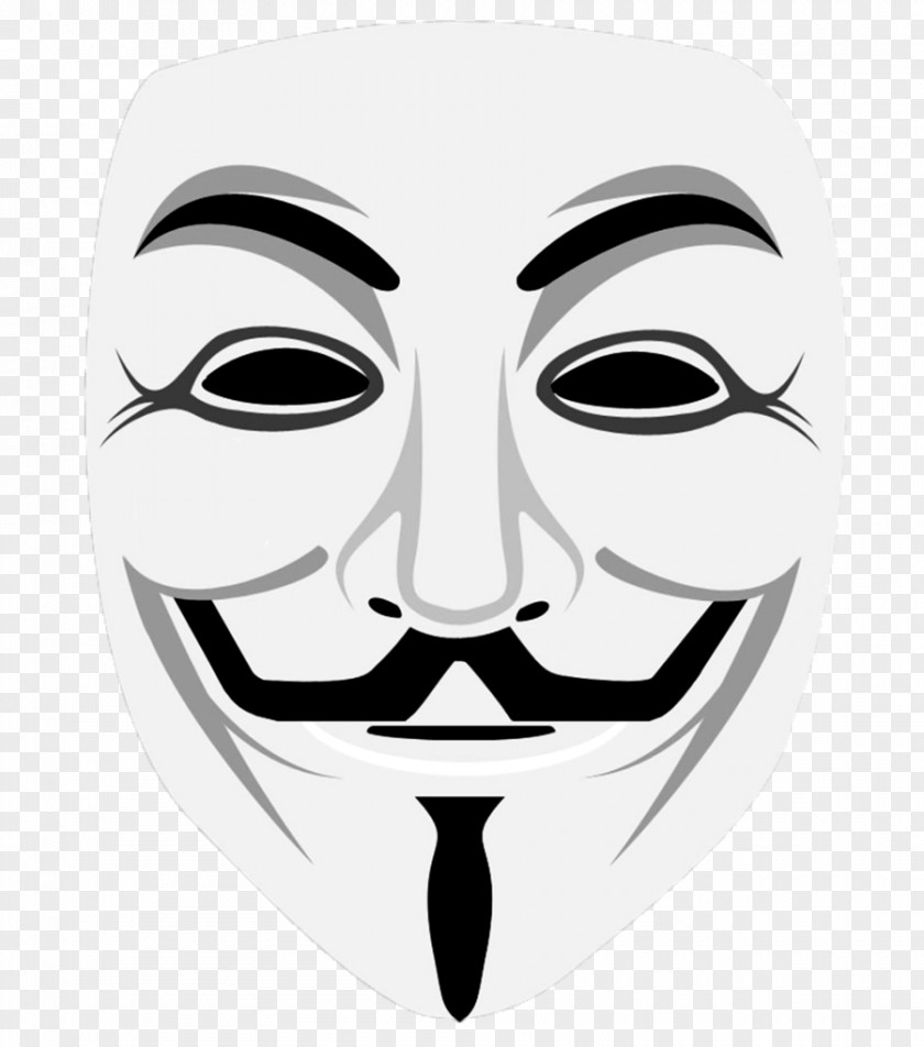 Anonymous Gunpowder Plot Guy Fawkes Mask Clip Art PNG