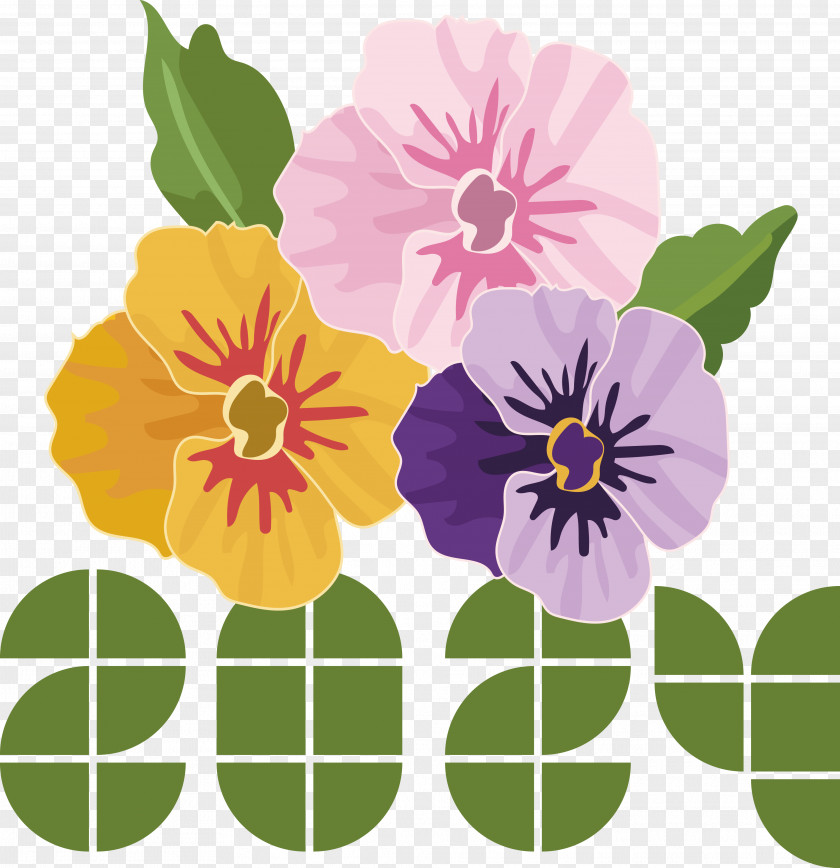 Floral Border Design PNG