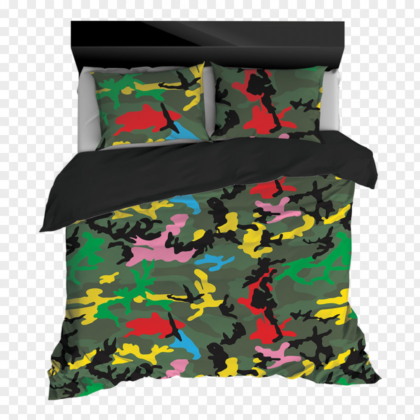 Notorious Markets Multi-scale Camouflage Comforter U.S. Woodland Pattern PNG