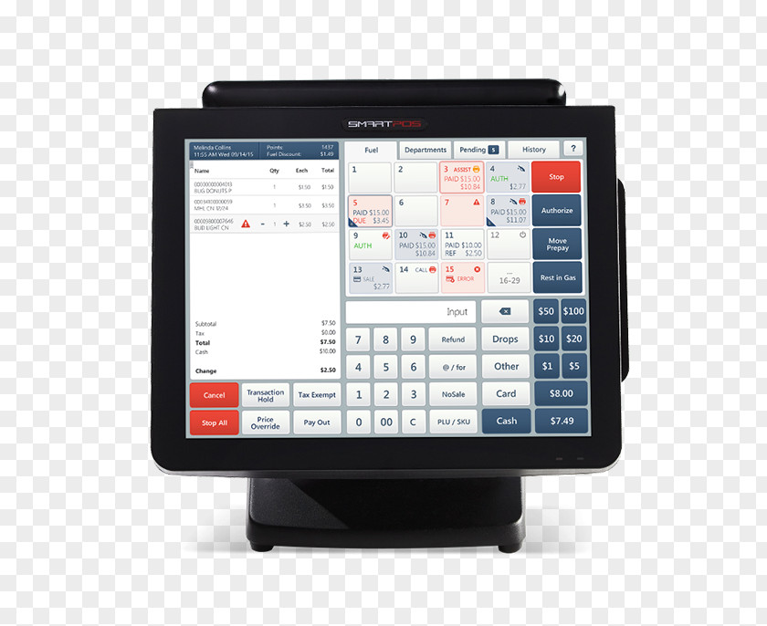 Point Of Sale Retail Display Device Computer Software Sales PNG