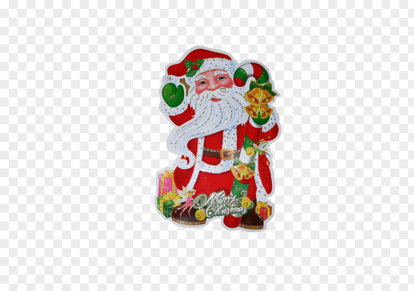 Santa Claus Creative Christmas Ornament Graphic Design PNG
