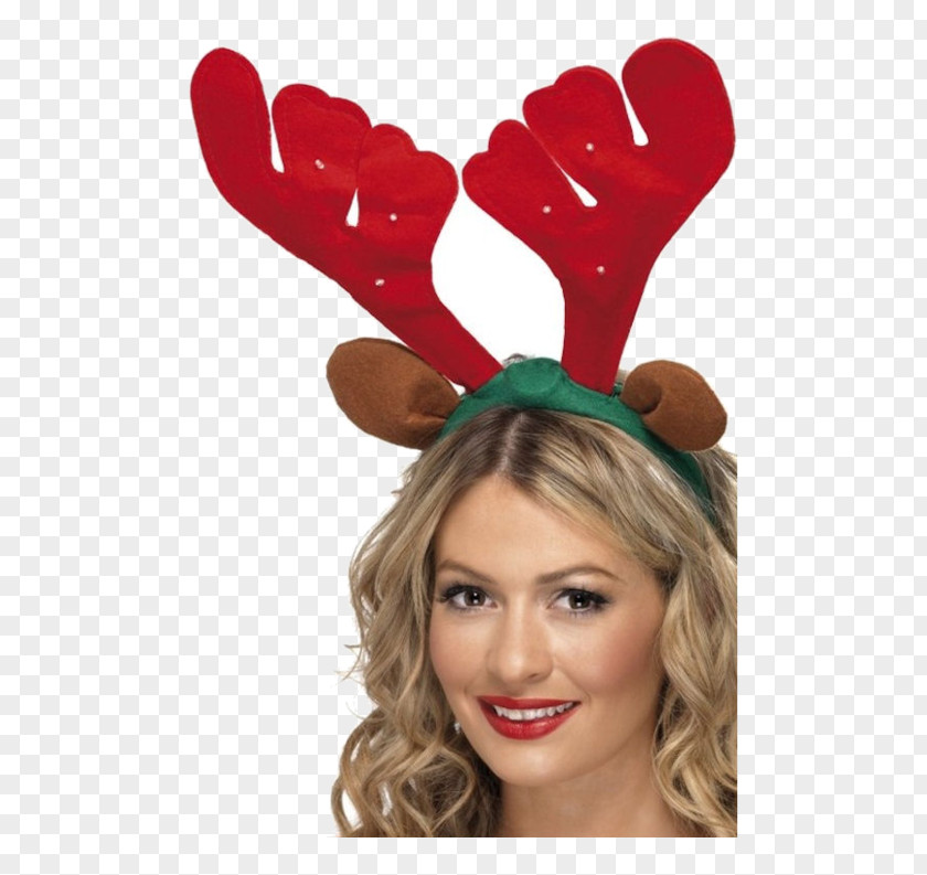 Antler Santa Claus Reindeer Clothing Accessories Hat Mrs. PNG