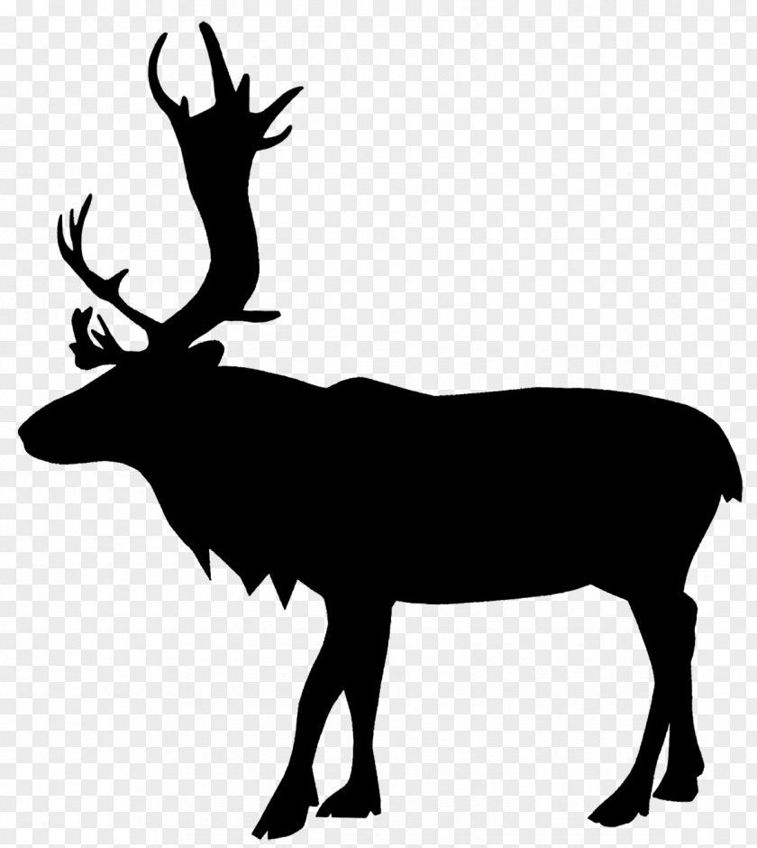 Reindeer Silhouette Cliparts Rudolph Santa Claus PNG