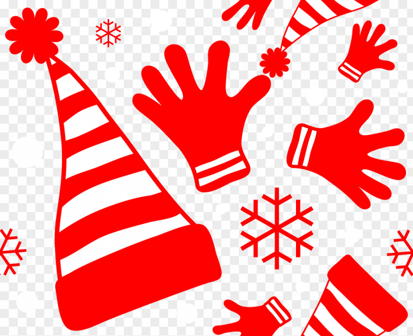 Winter Hat Gloves Glove Clip Art PNG