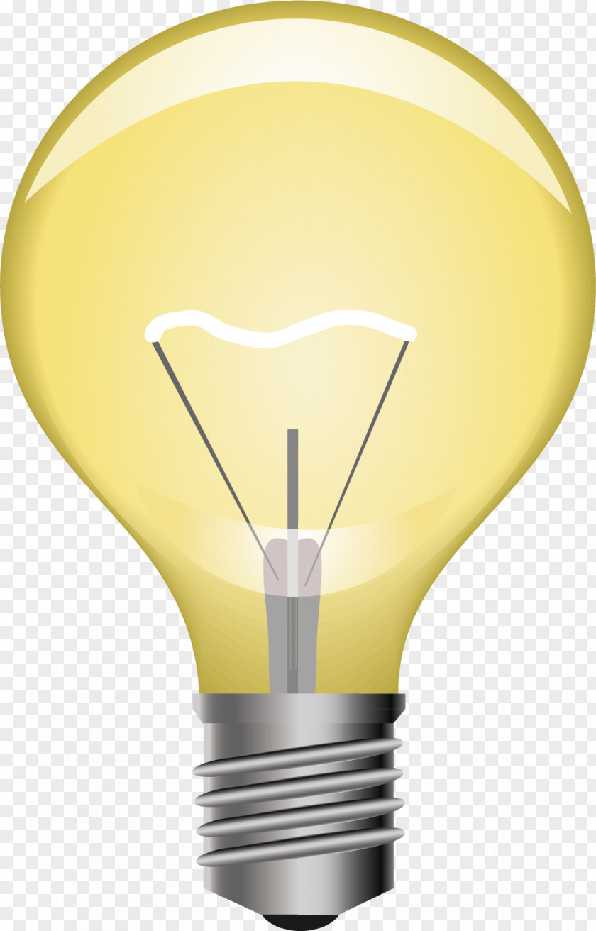 Bulb Vector Material Incandescent Light Lamp PNG
